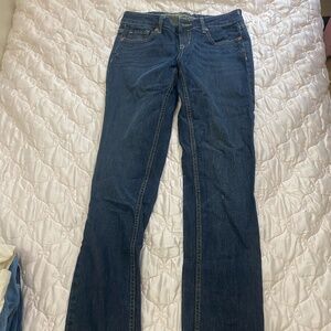 Dark Wash Vintage Straight Leg Jeans